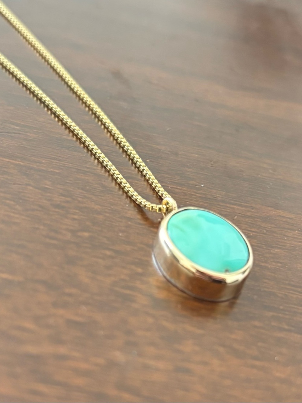 Pilot mountain turquoise necklace - Picture 6 of 7